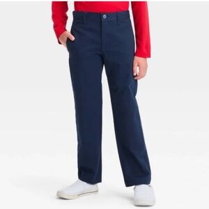 Cat & Jack - Boys Size 5 straight leg Blue school uniform pants